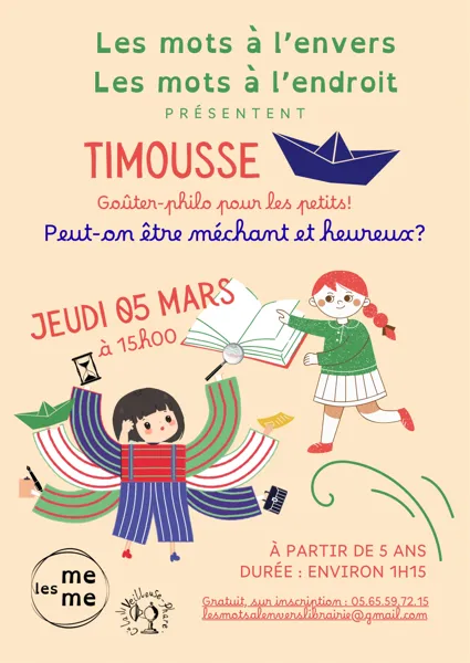 Timousse Goûter philo pour les enfants