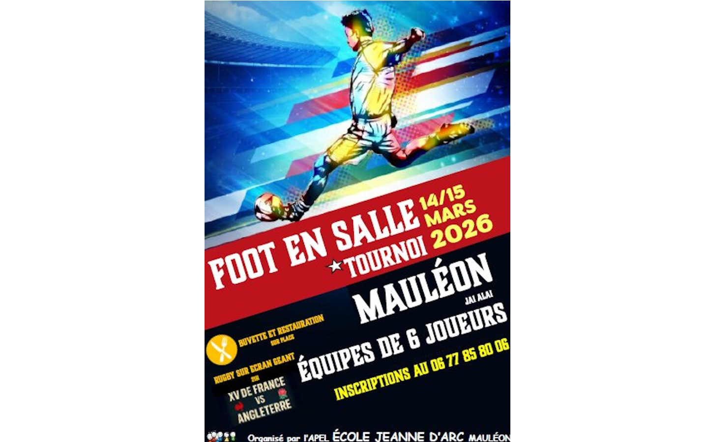 Tournoi de foot en salle phases finales