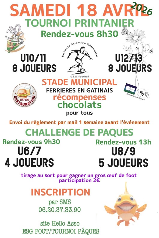 Tournoi de foot printanier