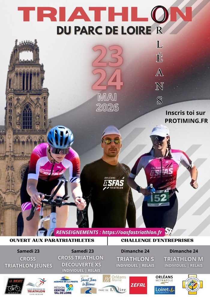 Triathlon du Parc de Loire Parc de Loire Saint-Denis-en-Val