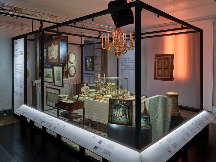 Salle à manger reconstituée dans Une journée au XVIIIe siècle au MAD Paris