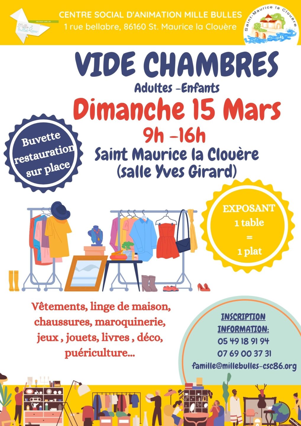 Vide Chambres