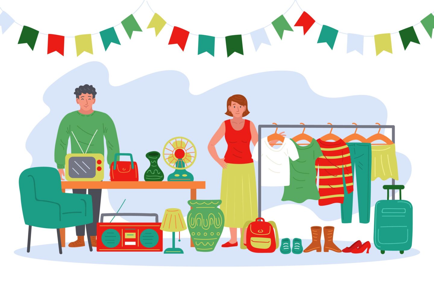 Vide grenier à Montfaucon