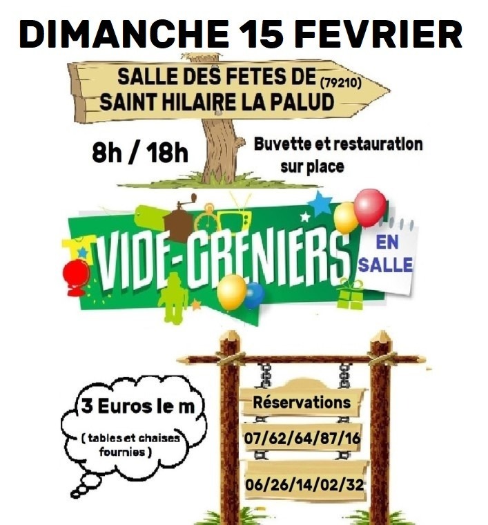 Vide Grenier en salle à Saint-Hilaire-La-Palud