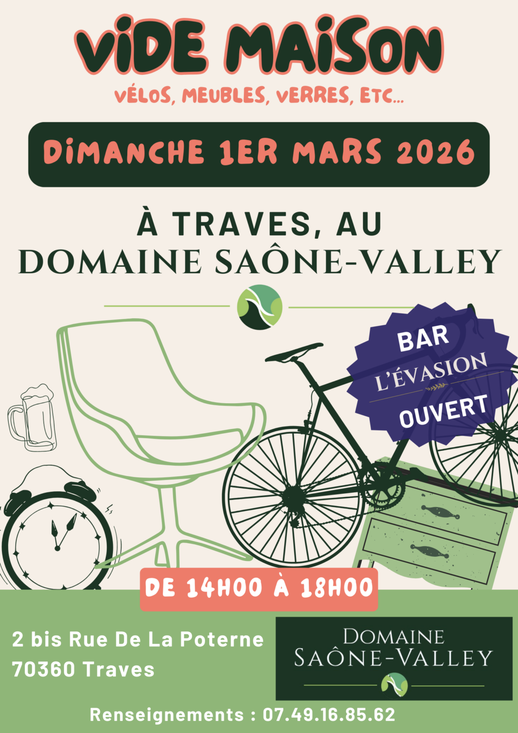 Vide maison au Domaine Saône-Valley à Traves