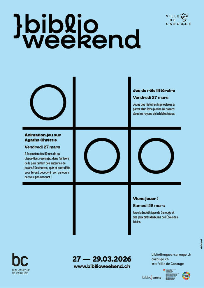 Viens jouer ! Bibliothèque de Carouge Carouge