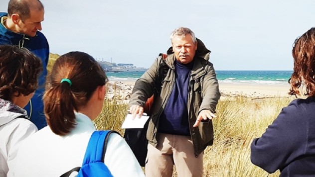 Visite des dunes d'Héauville CIP EDF