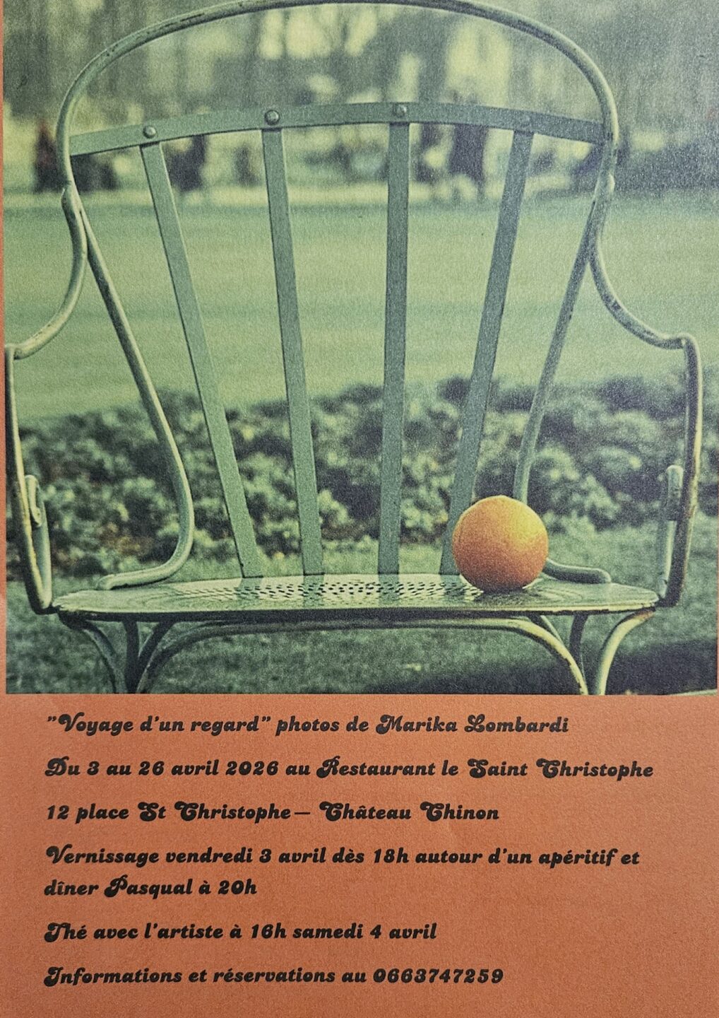 Voyage d’un regard 12 place Saint Christophe Château-Chinon (Ville) 2026-04-03 Voyage d'un regard