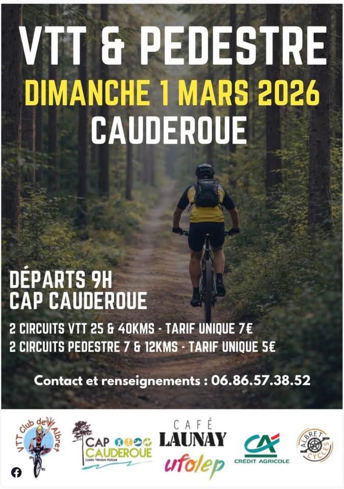 VTT et pédestre Cap Cauderoue Nérac 2026-03-01 VTT et pédestre