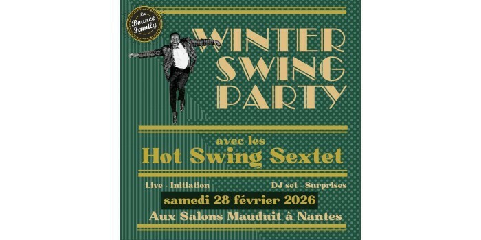 Winter Swing Party avec les Hot Swing Sextet Salon Mauduit / Pôle associatif Désiré Colombe Nantes