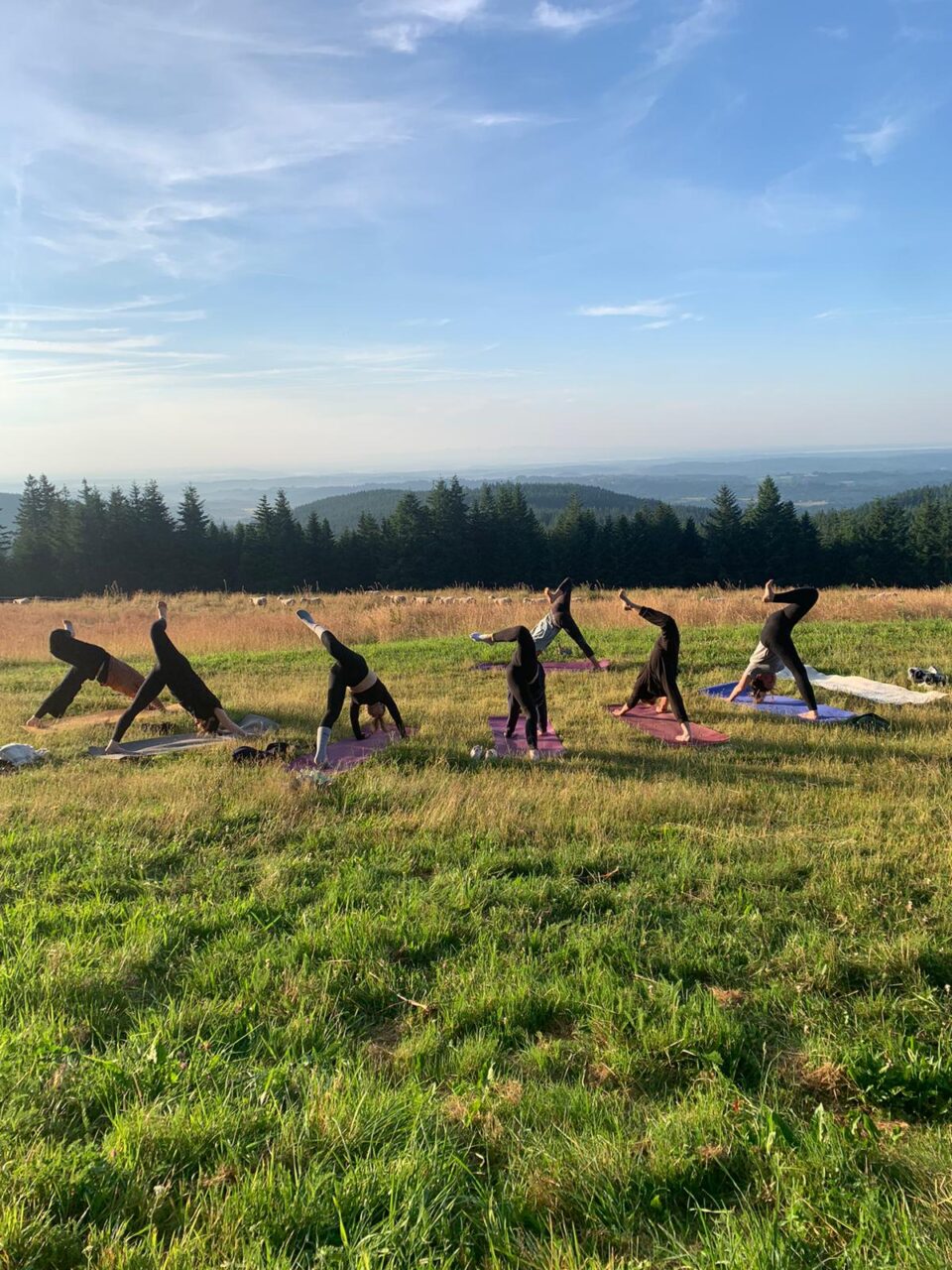 Yoga en plein air  Meymac