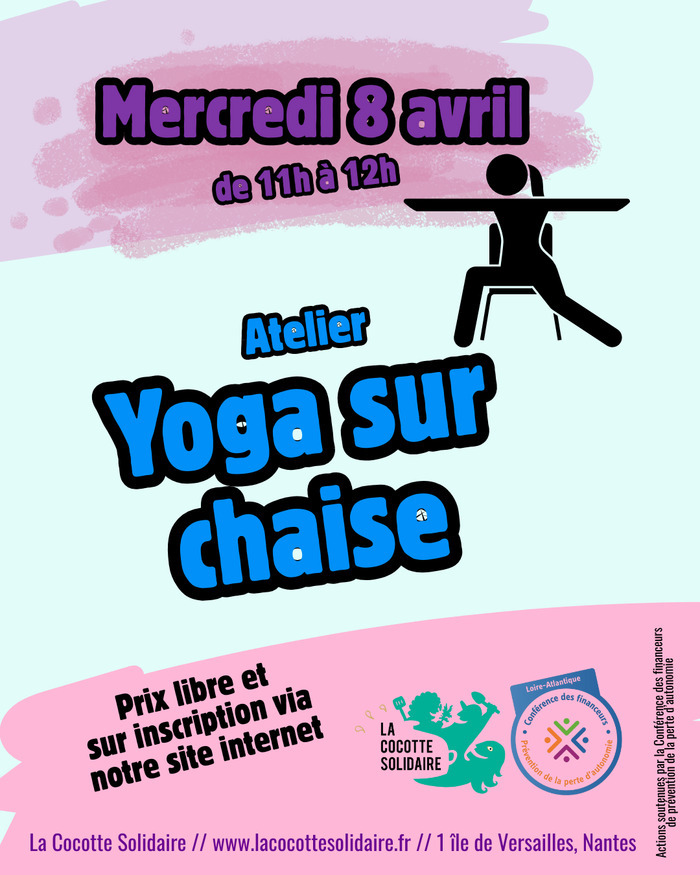 Yoga sur chaise Cocotte Solidaire (La) Nantes