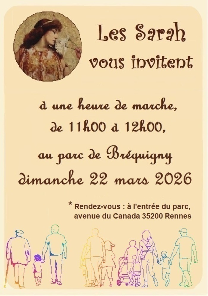 ࿔*:･༄°  La marche des Sarah au parc de Bréquigny !  ࿔*:･༄° Parc de Bréquigny Rennes