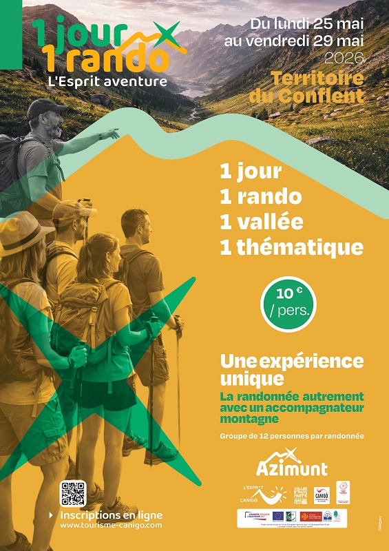 1 JOUR 1 RANDO LE CANAL DE BOHERE ET LA VIE SUR LES BALCONS NORD DU CANIGO Route de Los Masos Clara-Villerach 2026-05-28