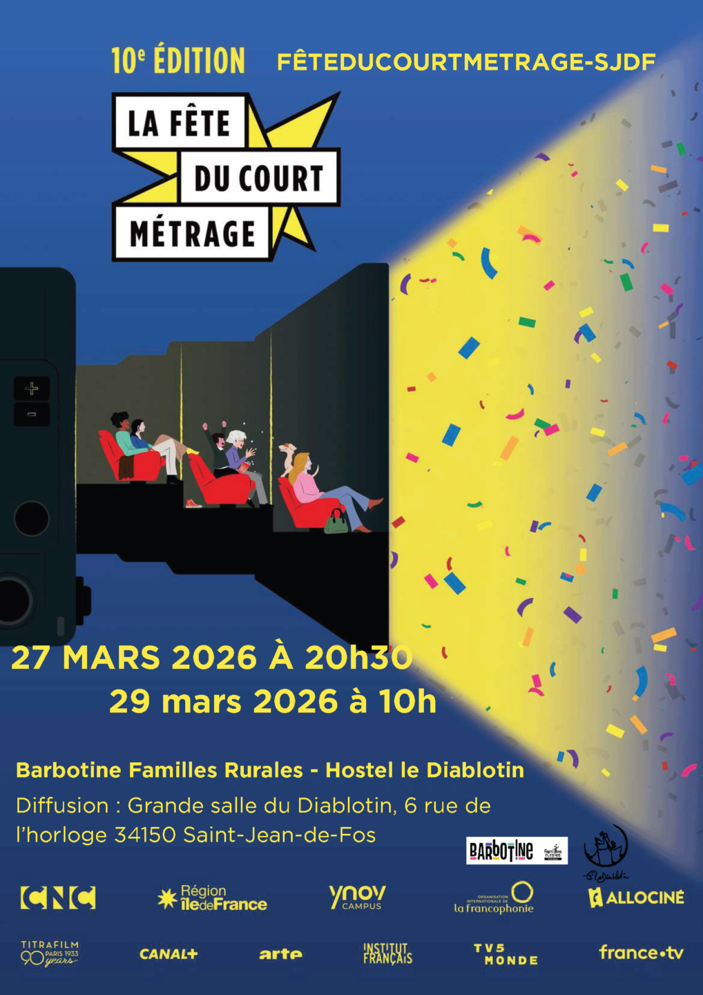 10E ÉDITION DE LA FÊTE NATIONALE DU COURT-MÉTRAGE