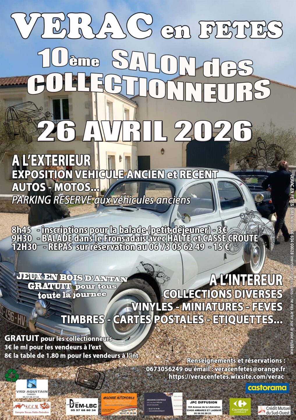 10ième Salon des collectionneurs à Vérac (33).  Vérac