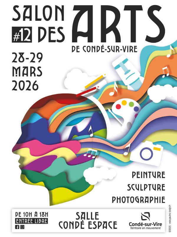 12e édition du Salon des arts 2A Route de Villeneuve Condé-sur-Vire 2026-03-28