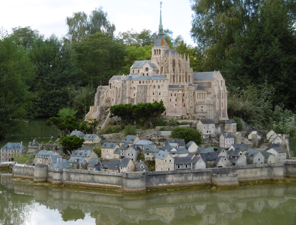 Maquette du Mont-Saint-Michel à France Miniature