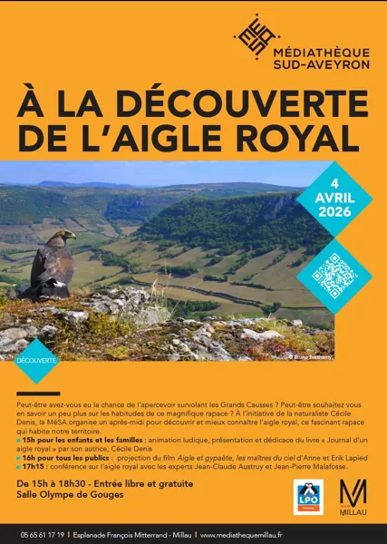 A la découverte de l'Aigle Royal MESA Esplanade François Mitterrand Millau 2026-04-04