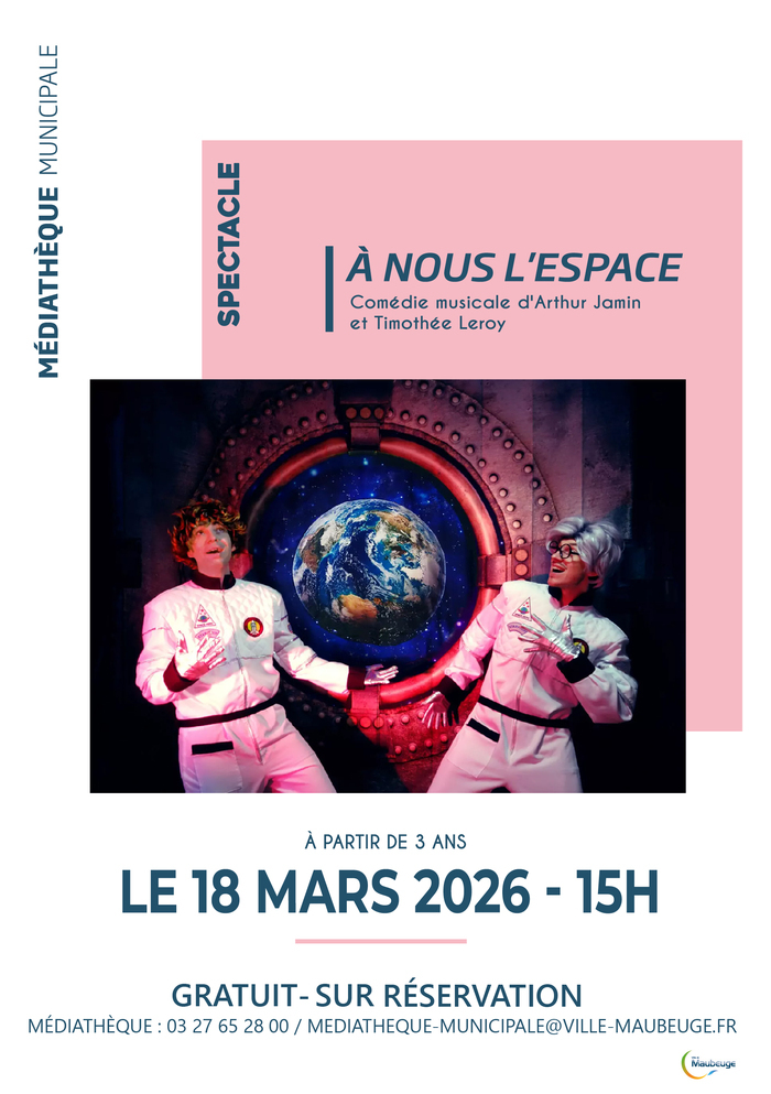 A nous l'Espace Médiathèque municipale de Maubeuge Maubeuge