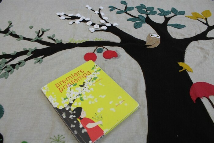 À petits petons vers les histoires : tapis à histoires Bibliothèque du Châtelet Rouen