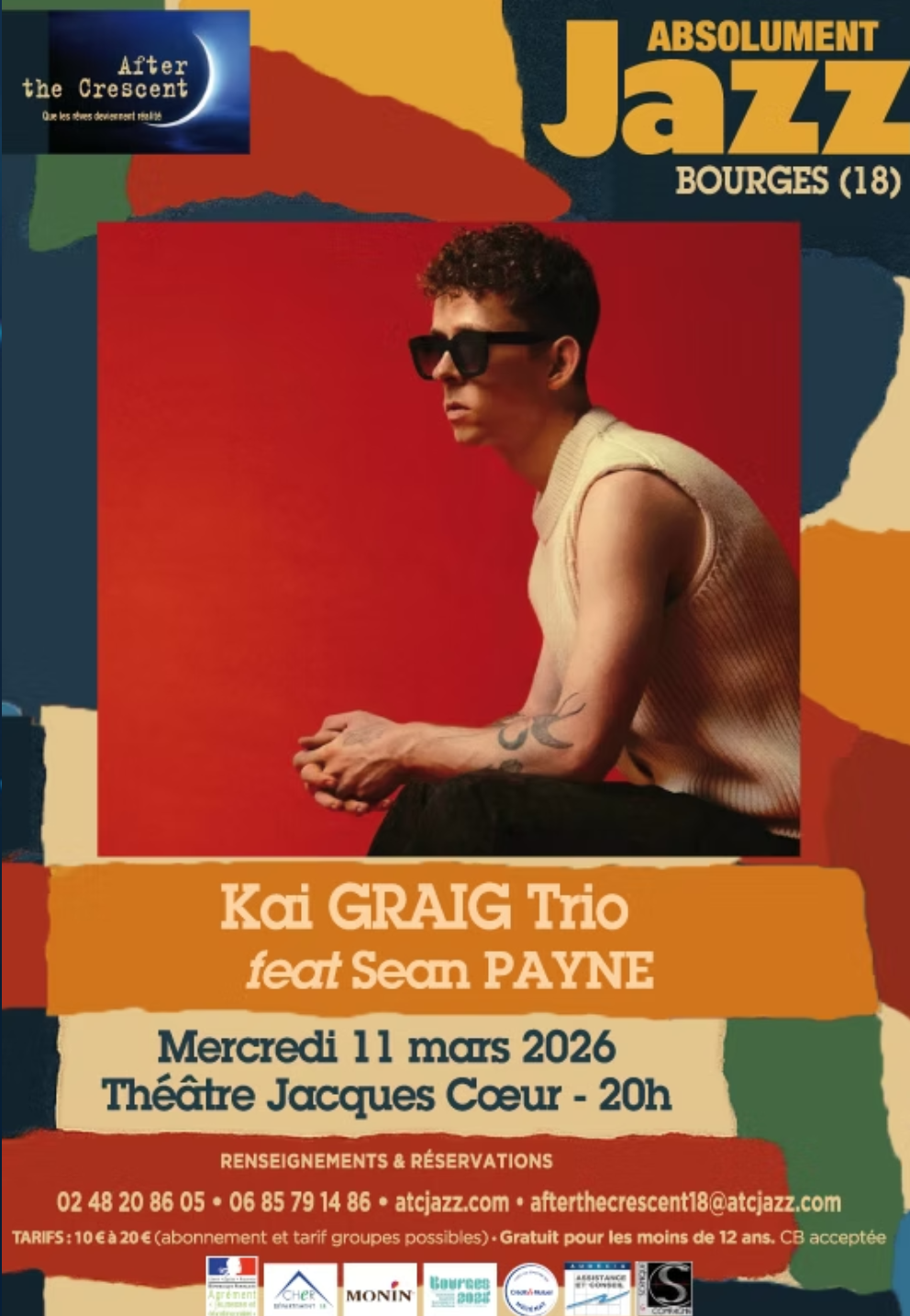 Absolument Jazz Kai GRAIG Trio feat Sean PAYNE