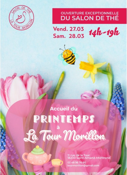 Accueil du Printemps à la Tour Morillon 11 Rue de la Tour Saint-Amand-Montrond 2026-03-27