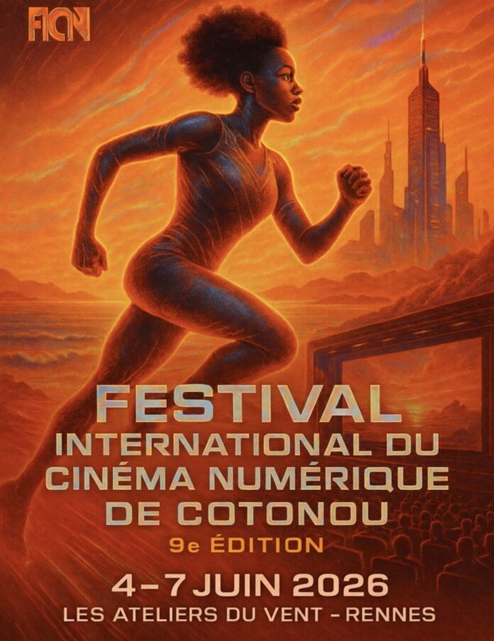 Affiche du Festival international du cinéma numérique de Cotonou 2026 à Rennes aux Ateliers du Vent. Affiche du Festival international du cinéma numérique de Cotonou 2026 à Rennes aux Ateliers du Vent.
