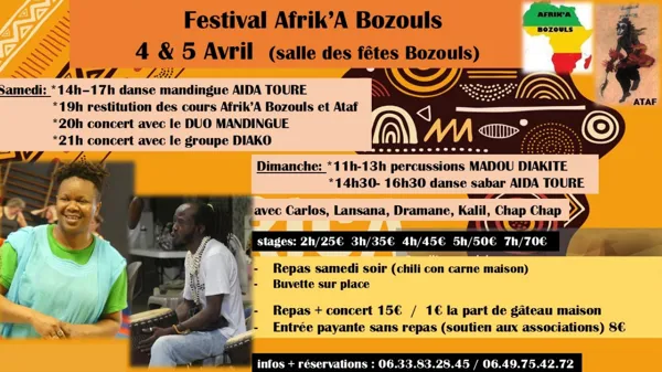 Afrik'a Bozouls Salle des fêtes Bozouls 2026-04-04