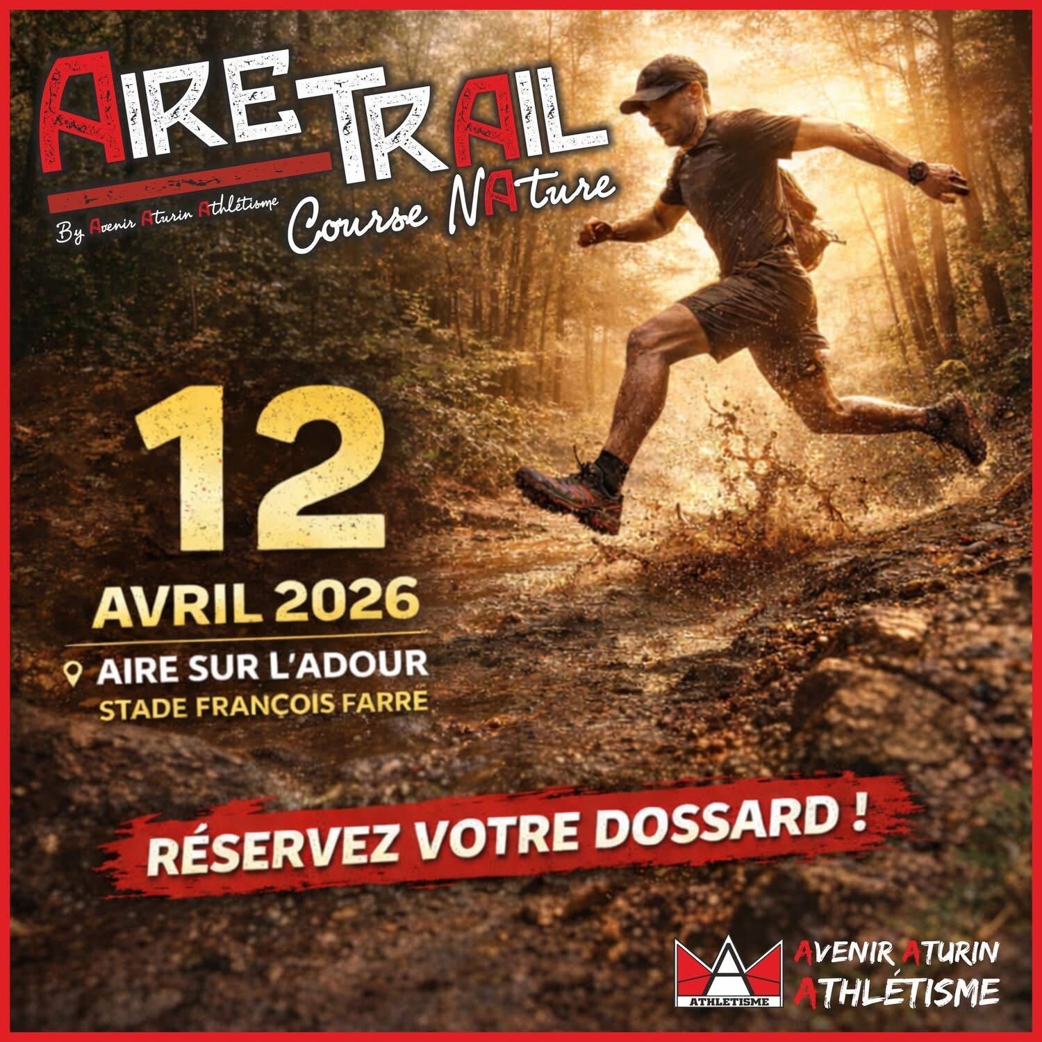 Aire trail Départ: Stade François Farré Aire-sur-l'Adour 2026-04-12