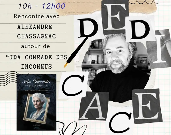 Alexandre Chassagnac en dédicace La Petite Vitesse