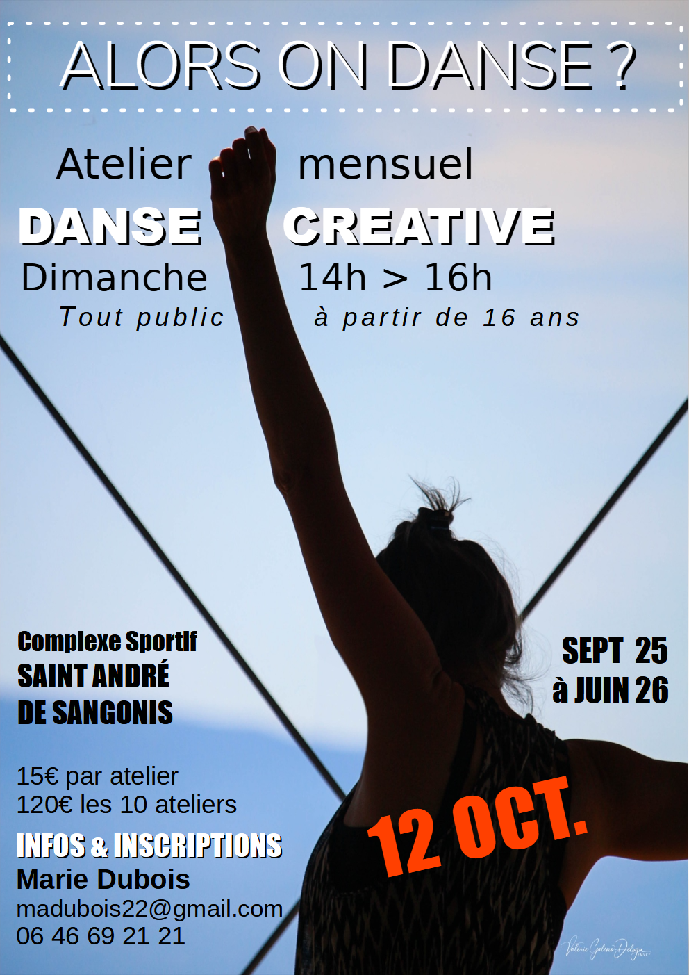 ALORS ON DANSE ?! ATELIER DE DANSE CRÉATIVE MENSUEL ALORS ON DANSE ?! ATELIER DE DANSE CRÉATIVE MENSUEL Saint-André-de-Sangonis 2026-04-12