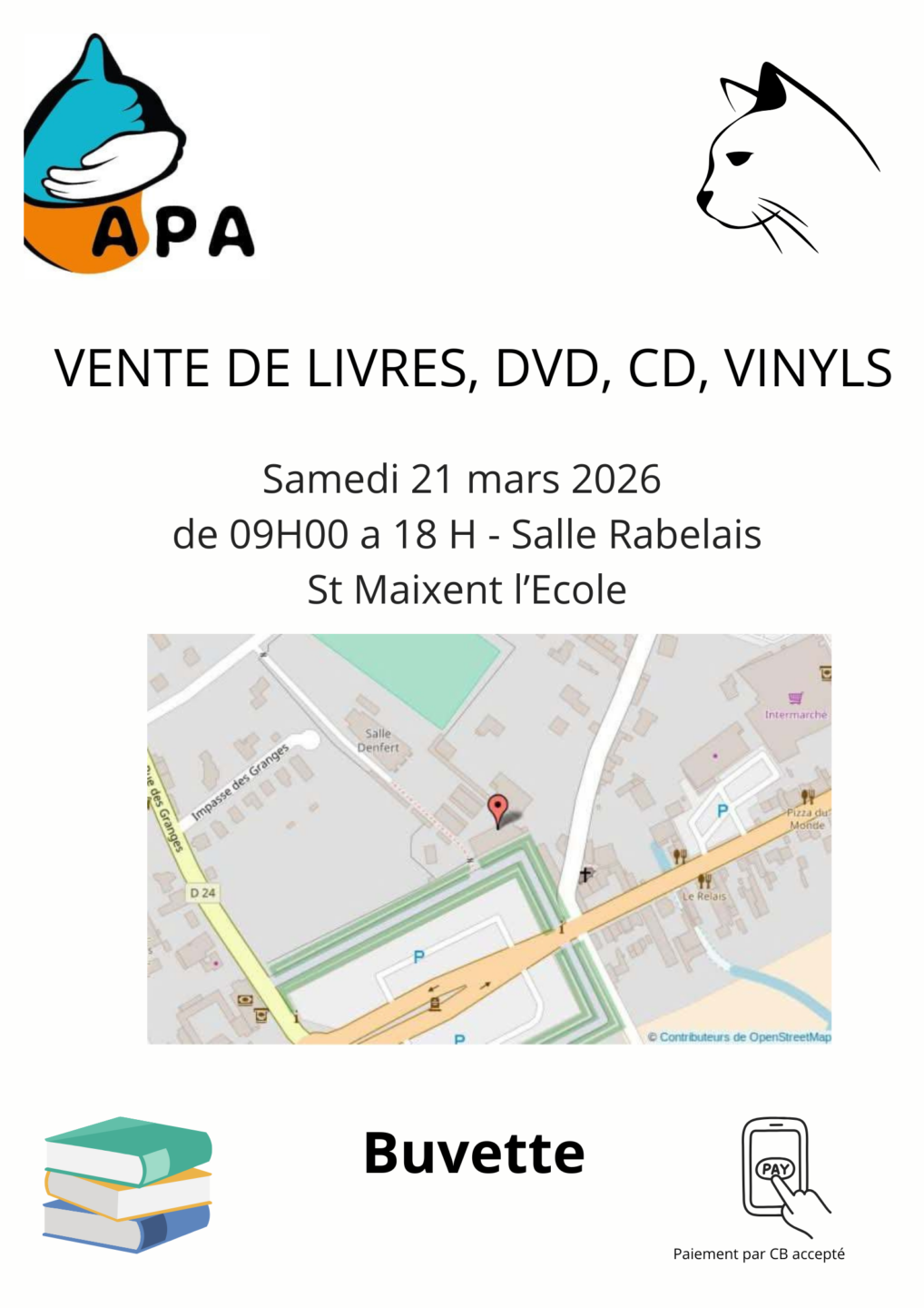 APA vente de livres