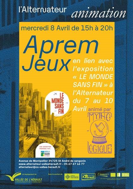 APREM JEUX AUTOUR DE L'EXPOSITION LE MONDE SANS FIN 58 Avenue de Montpellier Saint-André-de-Sangonis 2026-04-08