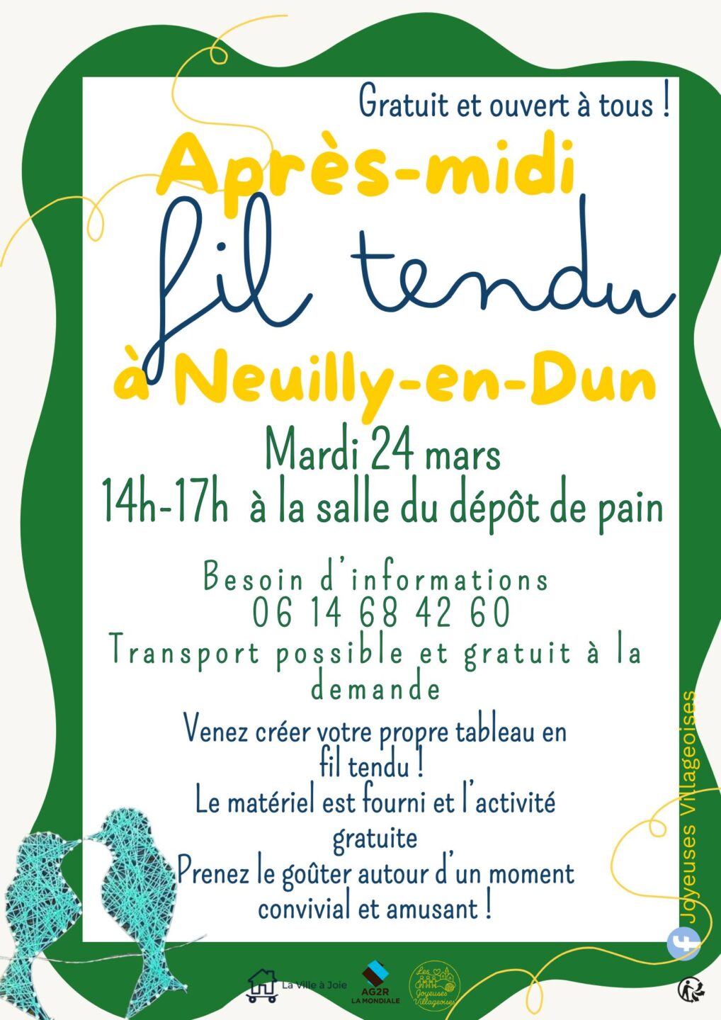 Après-midi fil tendu  Neuilly-en-Dun 2026-03-24