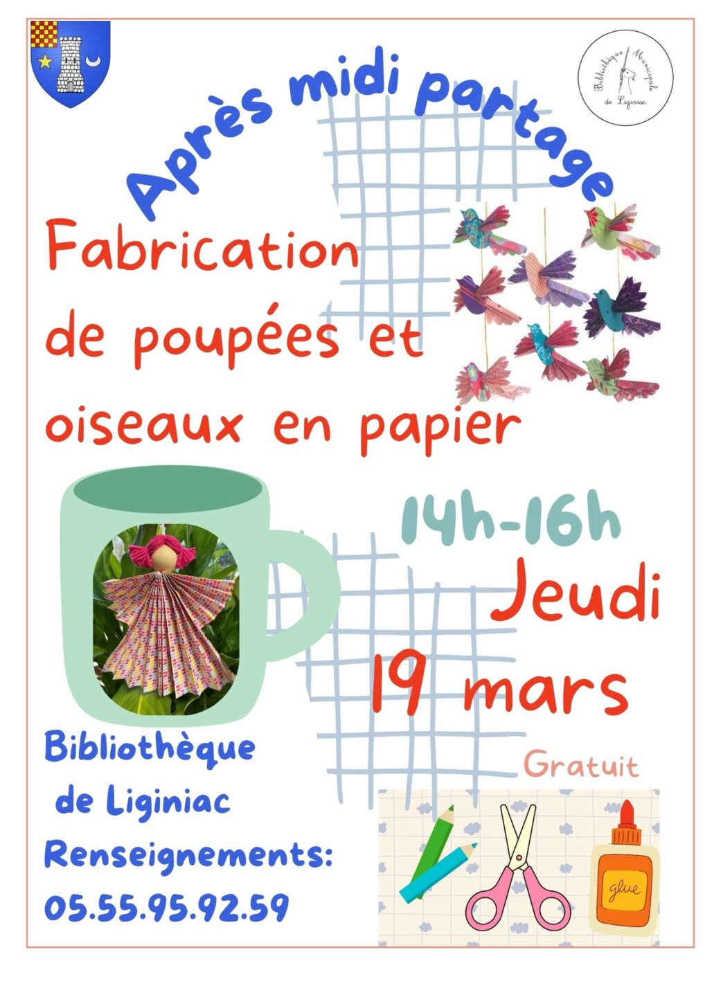 Après-midi partage 8 Rue du Stade Liginiac 2026-03-19