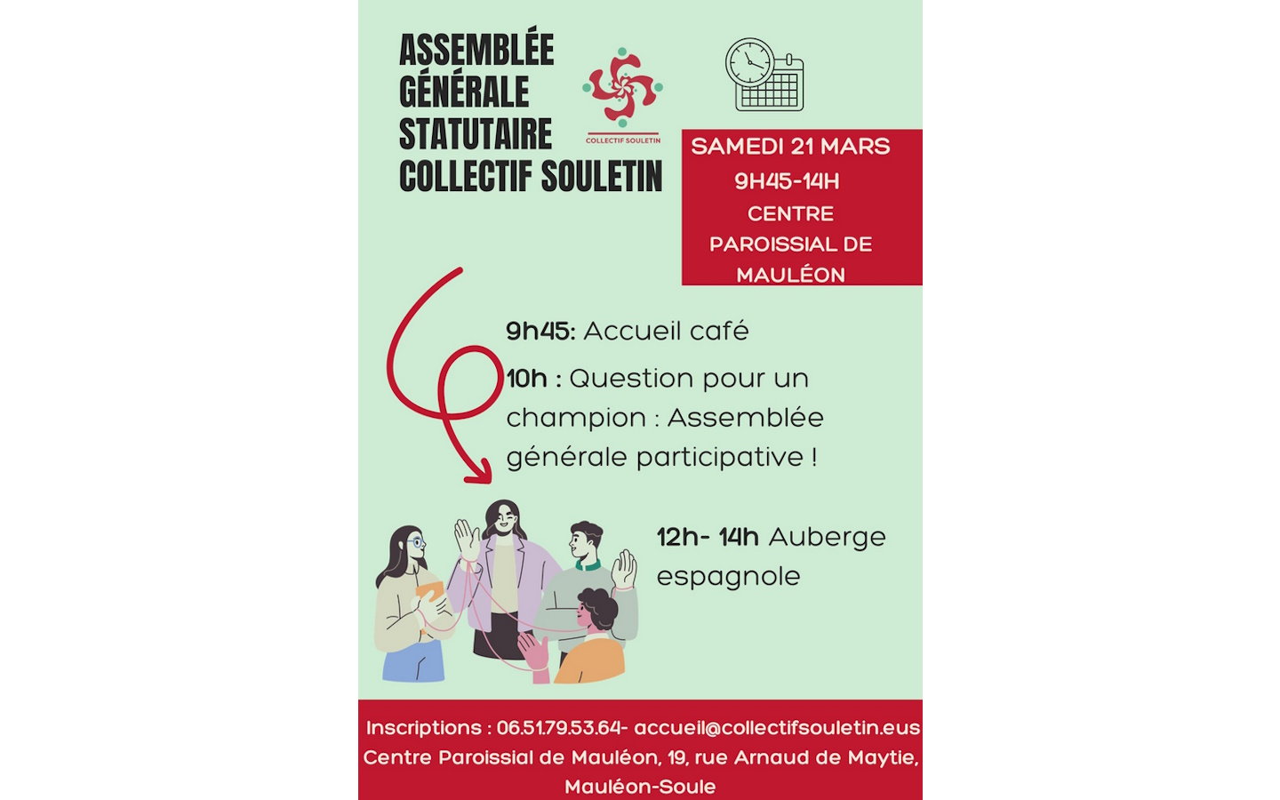 Assemblée générale statutaire du Collectif souletin