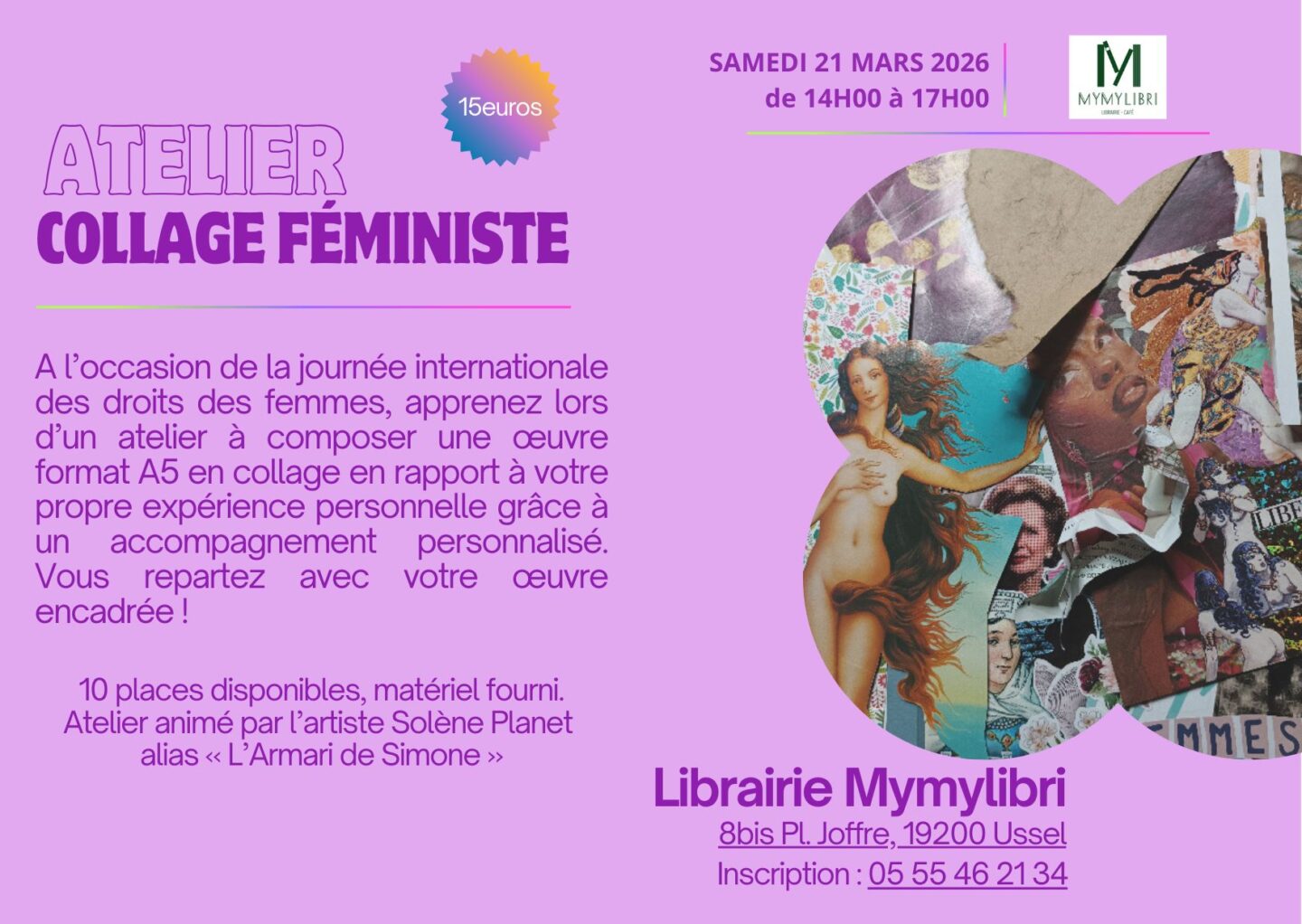 Atelier collage féministe