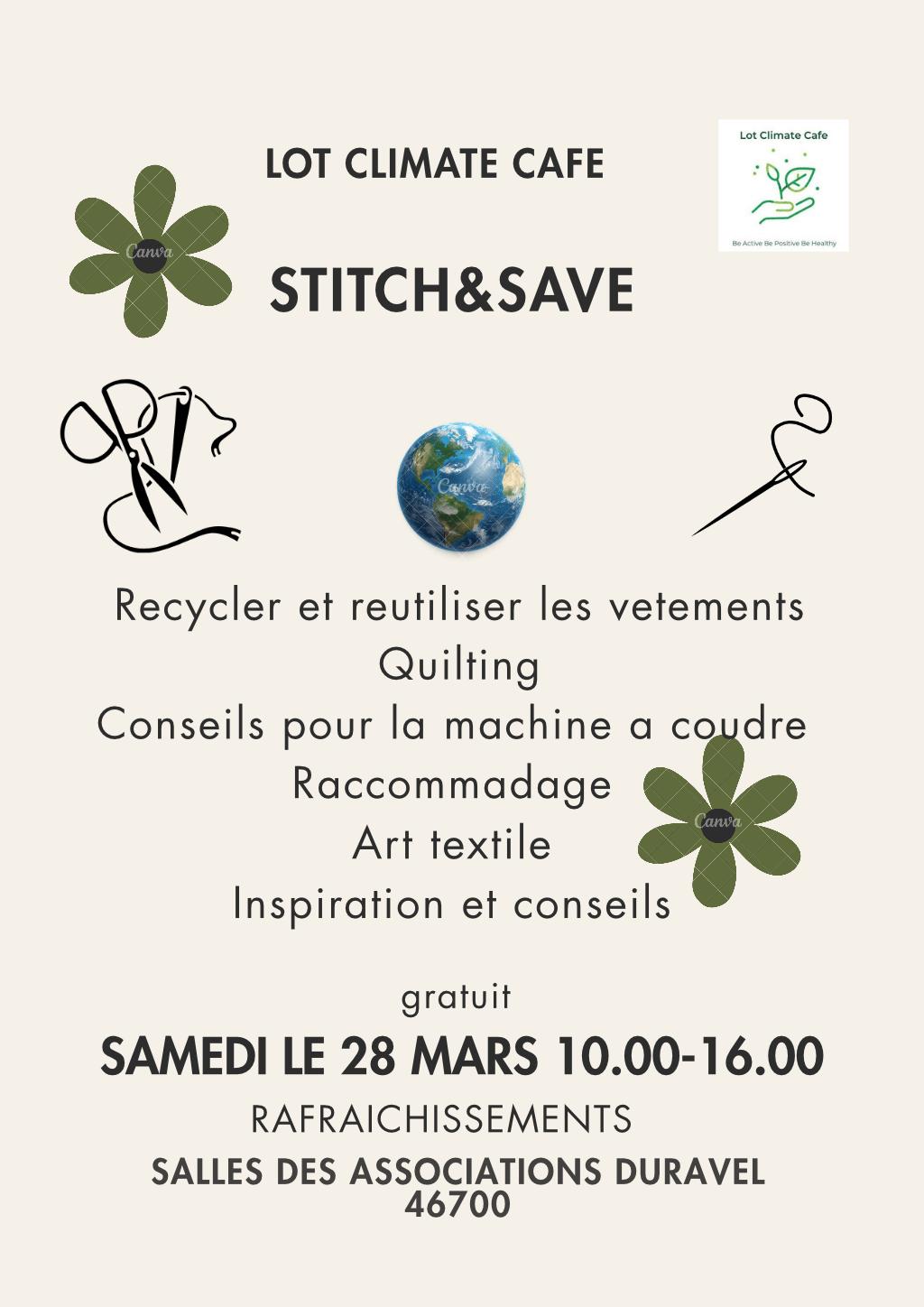 Atelier couture upcycling  Duravel 2026-03-28