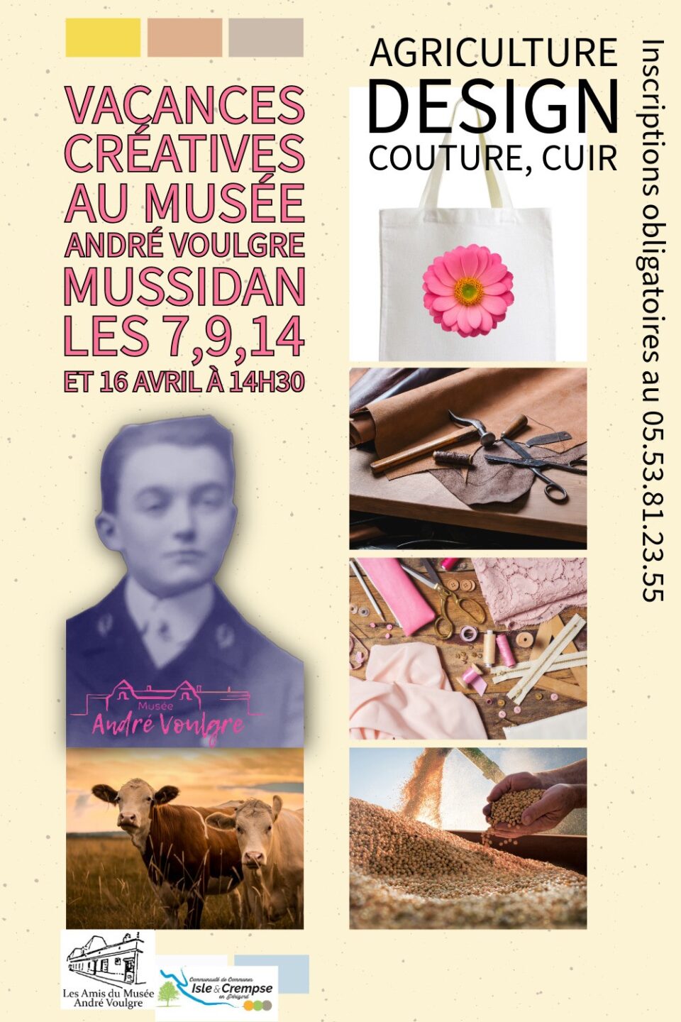 Atelier créatif et ludique Musée voulgre Mussidan 2026-04-14