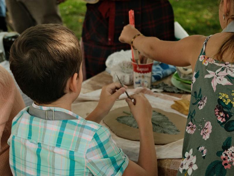 Atelier créatif nature empreintes en argile 19 rue de Metz Hombourg-Haut 2026-04-15