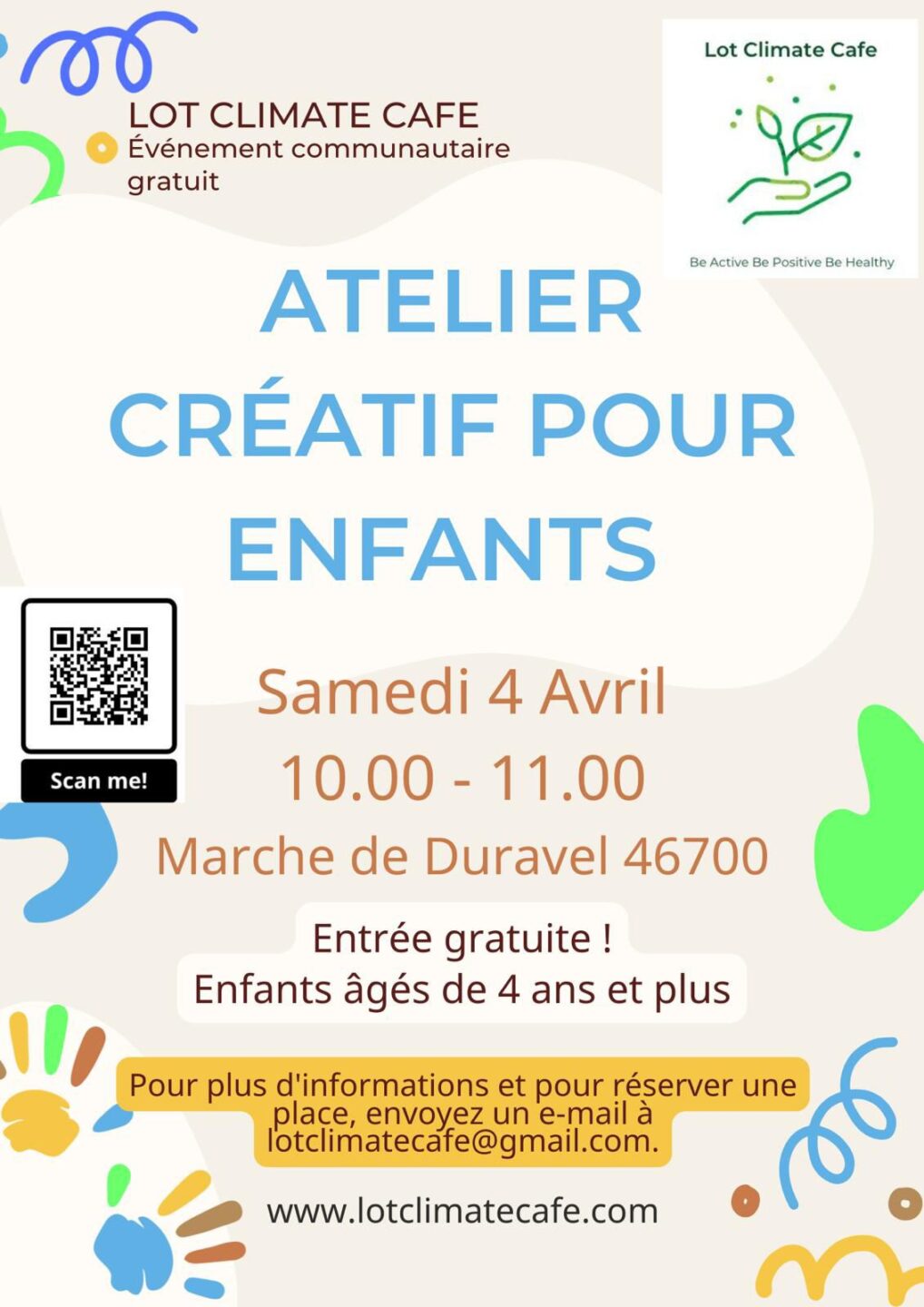 Atelier créatif pour enfants Duravel 2026-04-04