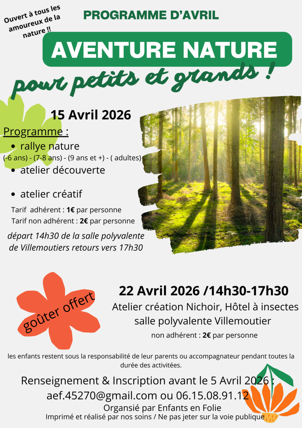 Atelier création nichoir