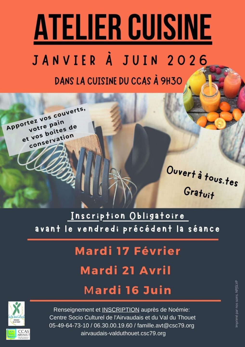 Atelier cuisine 16 Rue Emmanuel Bonnet Airvault 2026-04-21