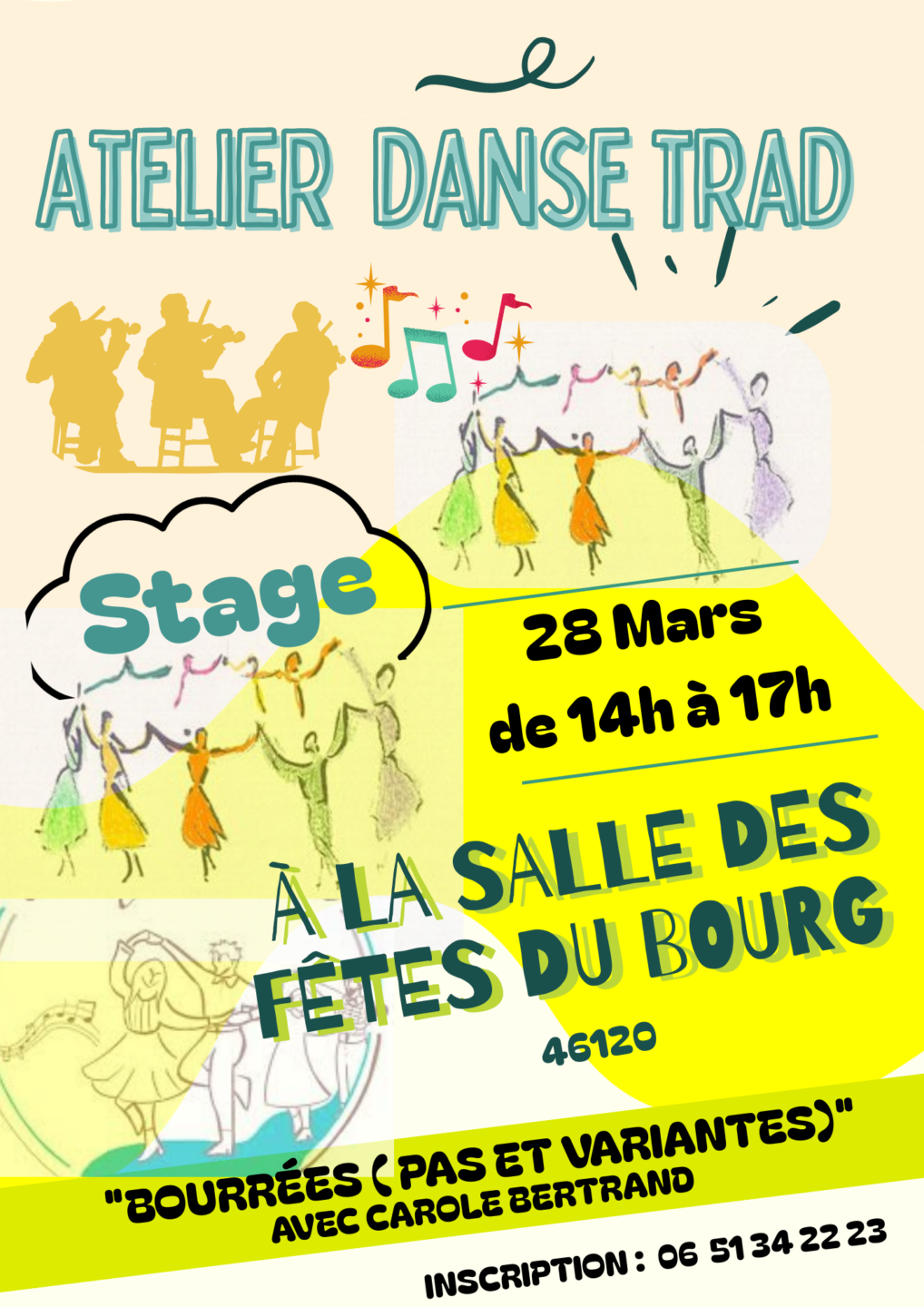 Atelier Danse Trad Le Bourg Salle des fêtes Le Bourg 2026-03-28