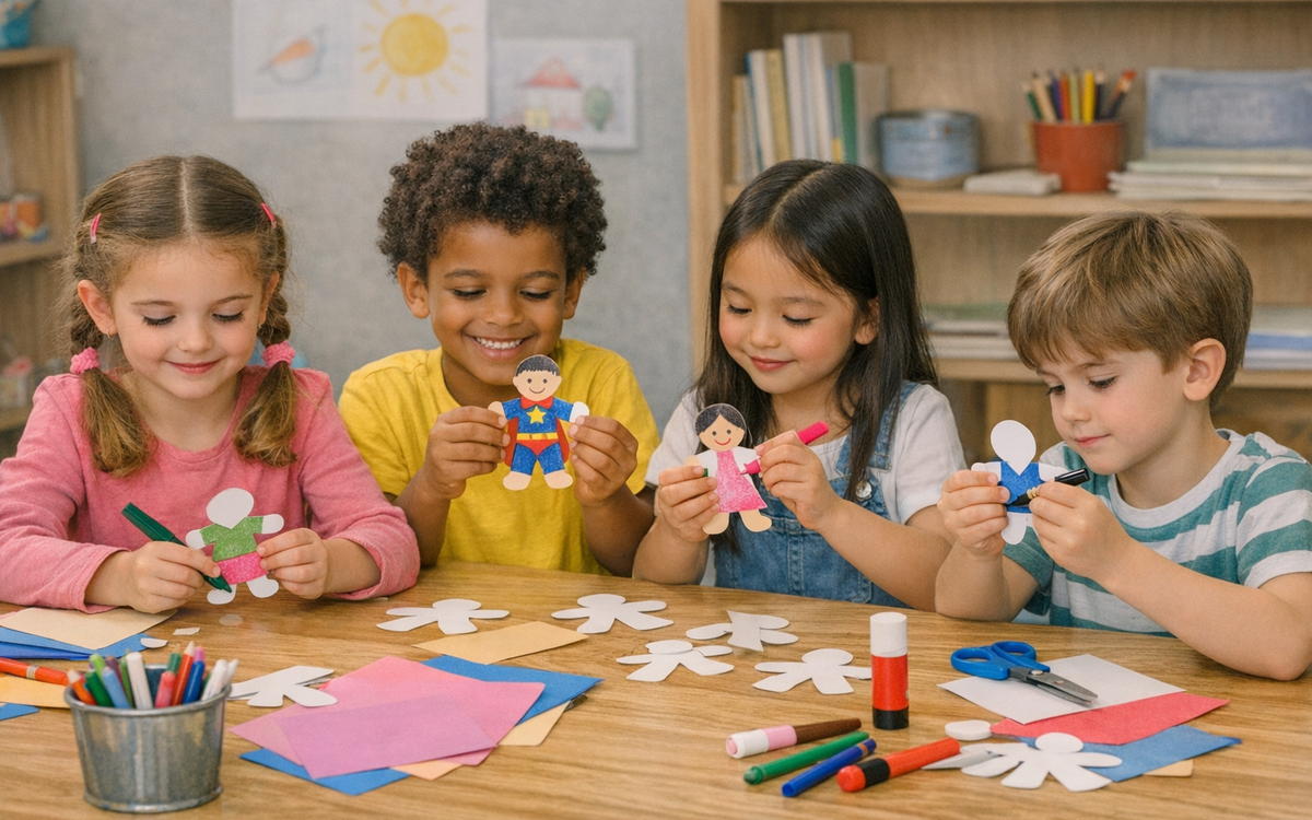 atelier de création de poupée de papier Bibliothèque Valeyre  Paris
