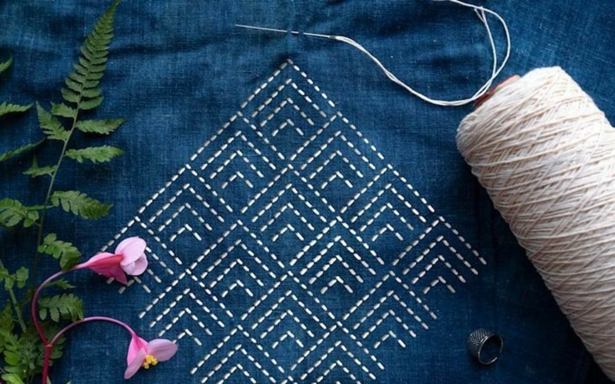 Atelier de customisation Sashiko Bibliothèque Amélie  Paris