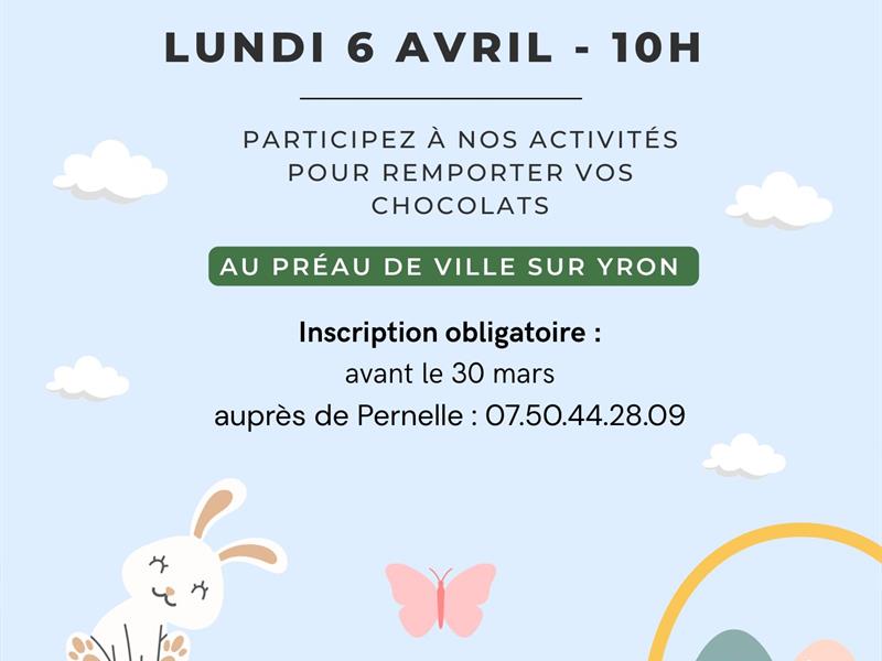 Atelier de Pâques pour enfants  Ville-sur-Yron 2026-04-06