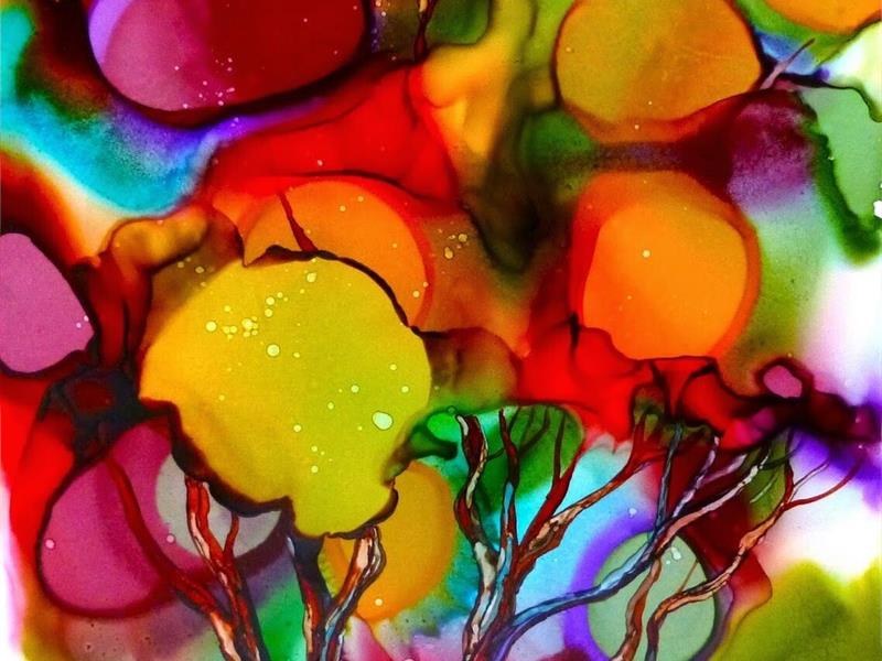 Atelier de peinture sur le thème de la forêt