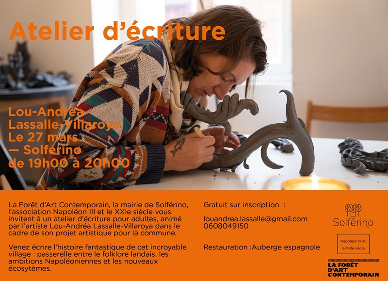 Atelier d'écriture avec Lou-Andréa Lassalle-Villaroya 9 Qur la Gare Solférino 2026-03-27
